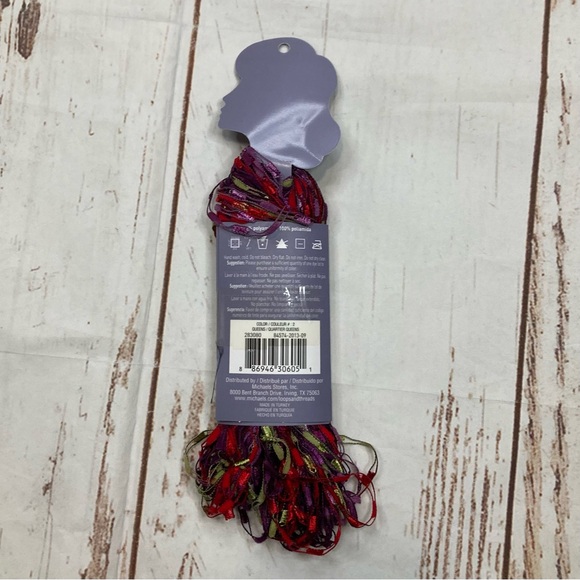 Loops & Threads Glitz Knitz Tricot Fantaisiste Color Queens 57 yds - Picture 3 of 6